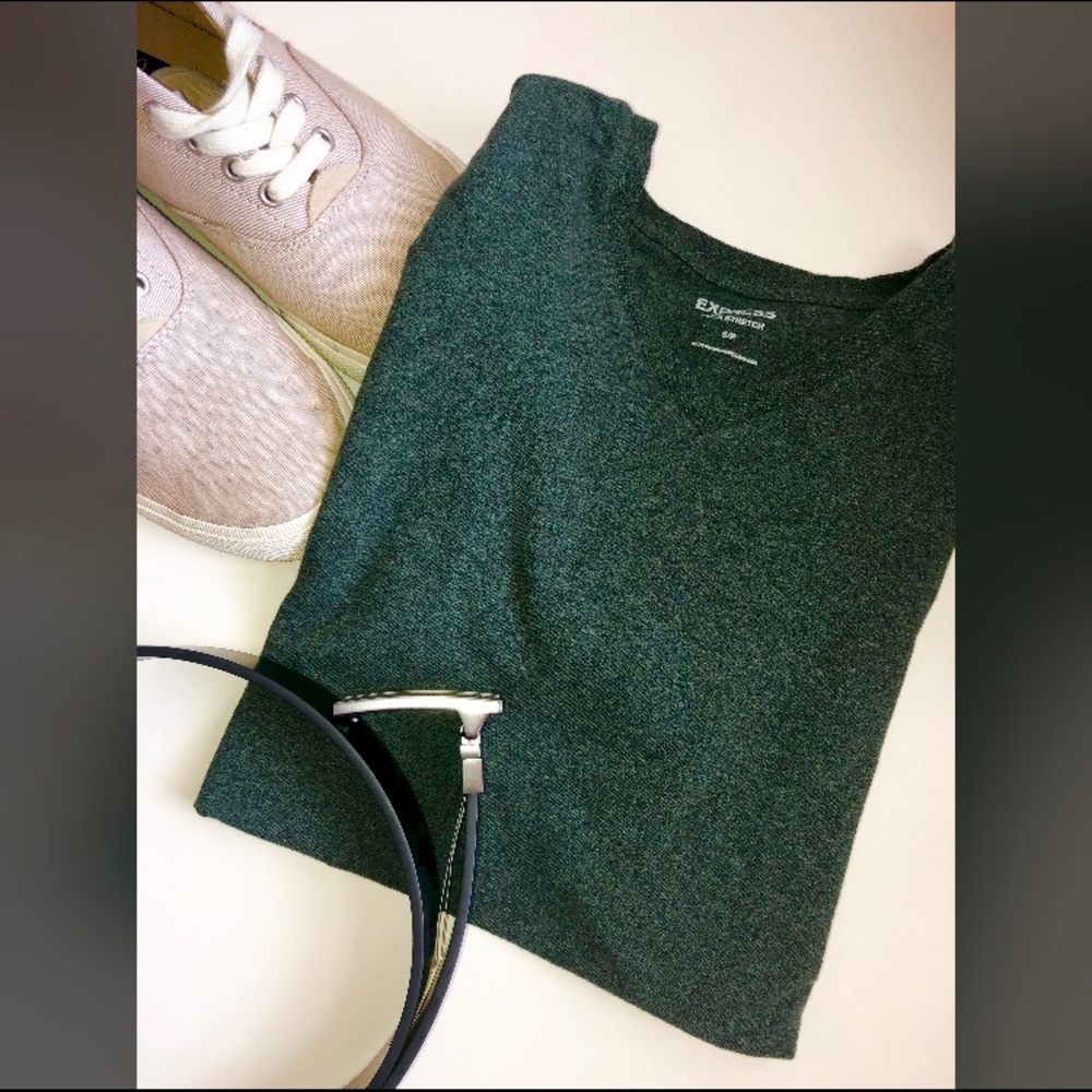 Express forest green t-shirt men’s S
